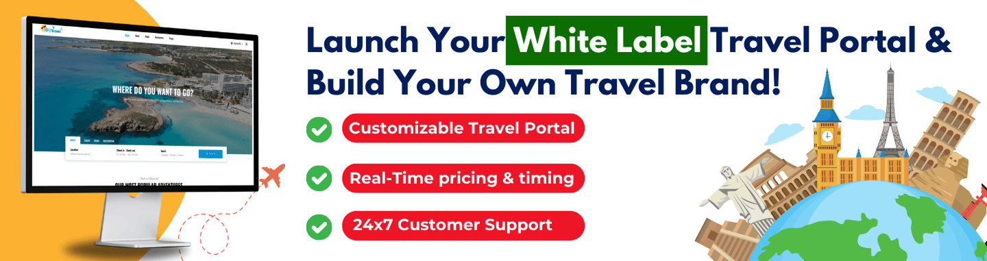 White Label Travel Portal for Agents with Flight and Hotel API Integration